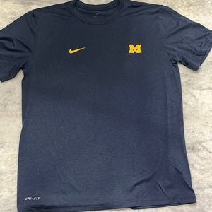 NWOT Nike Dri-Fit Michigan navy t-shirt, size medium